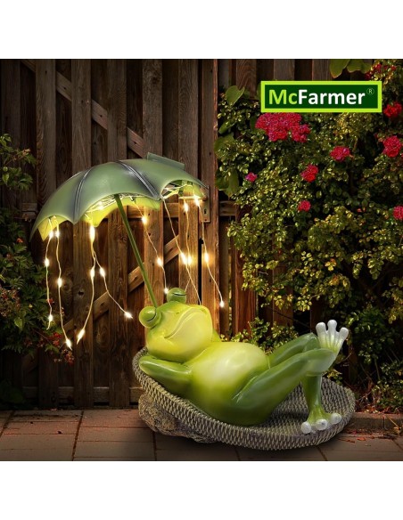 McFARMER®-Frosch-im-Garten-mit-Schirm-Solar-LED-Beleuchtung-Dekofigur-massiv-wetterfest-und-farbbestaendig-17x15x14-1